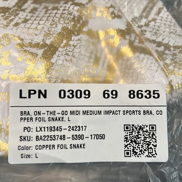 Fabletics On The Go Midi Medium Impact Sports Bra - Picture 14 of 15